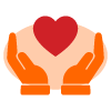 orange piggy bank with red heart symbolizing savings and love for money in financial planning 11 ways to save money